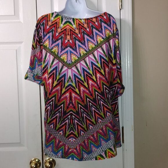 Notations multicolor 1/2 sleeve length sleeve Sz XL NWOT - Picture 4 of 5
